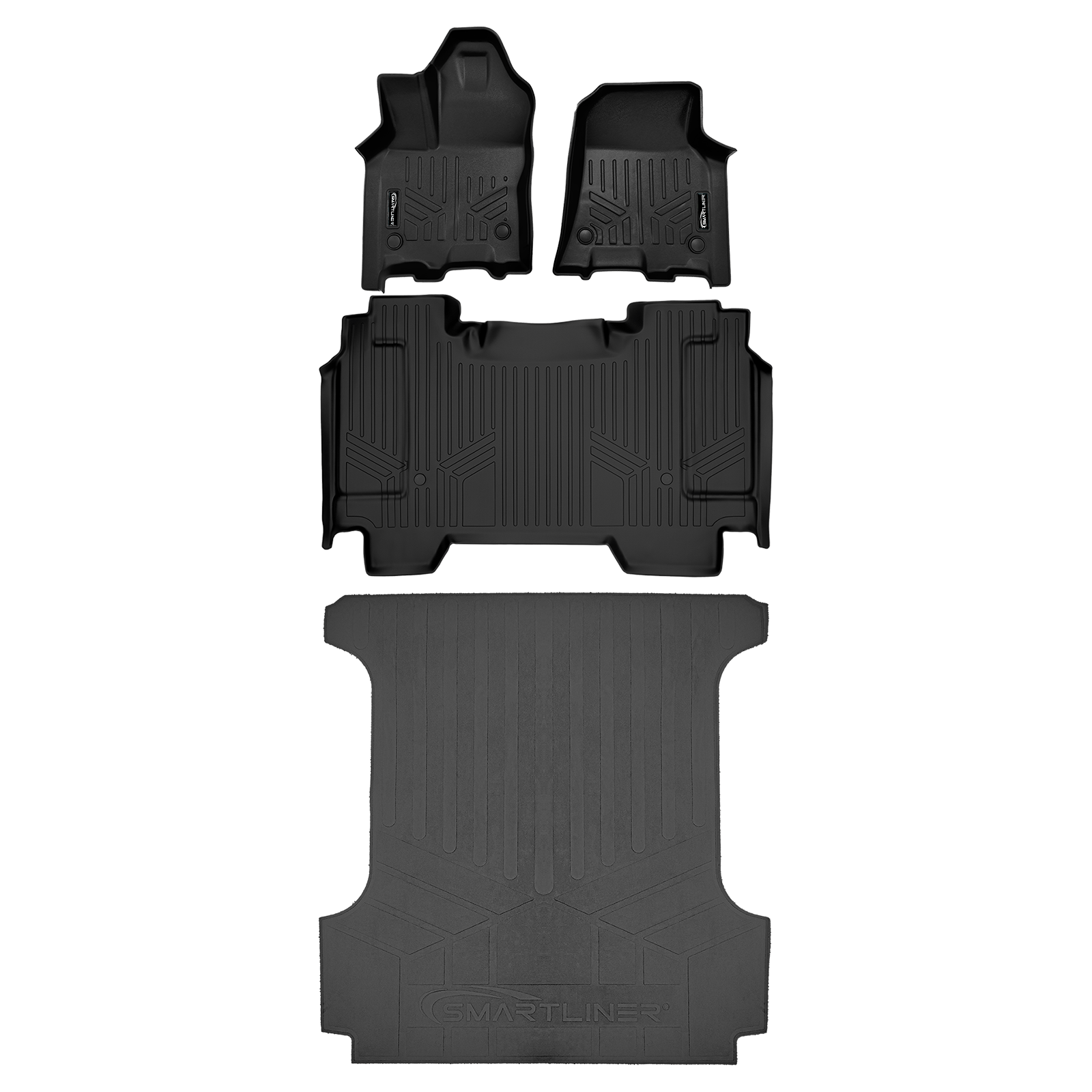 SmartCoverage™ Floor Liners For 2025-2026 Ram 1500 Crew Cab without Rear Underseat Storage Box