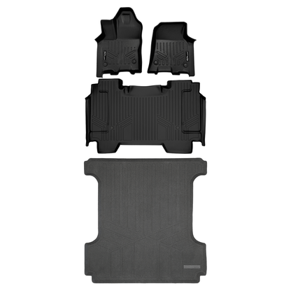 SmartCoverage™ Floor Liners For 2025-2026 Ram 1500 Crew Cab without Rear Underseat Storage Box