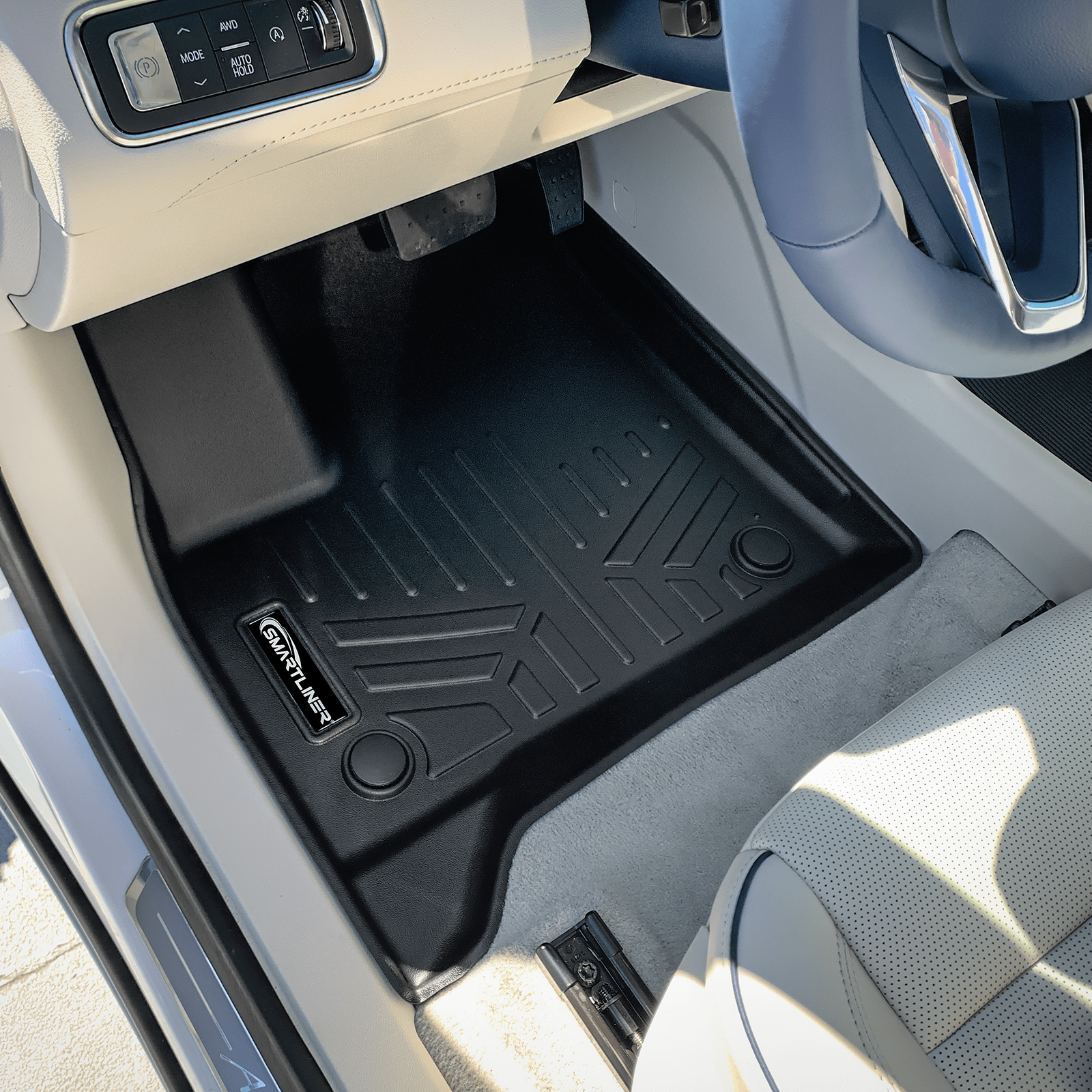 SMARTLINER Floor Liners for 2024-2026 GMC Acadia/Chevrolet Traverse/Buick Enclave (2nd Row Bucket)