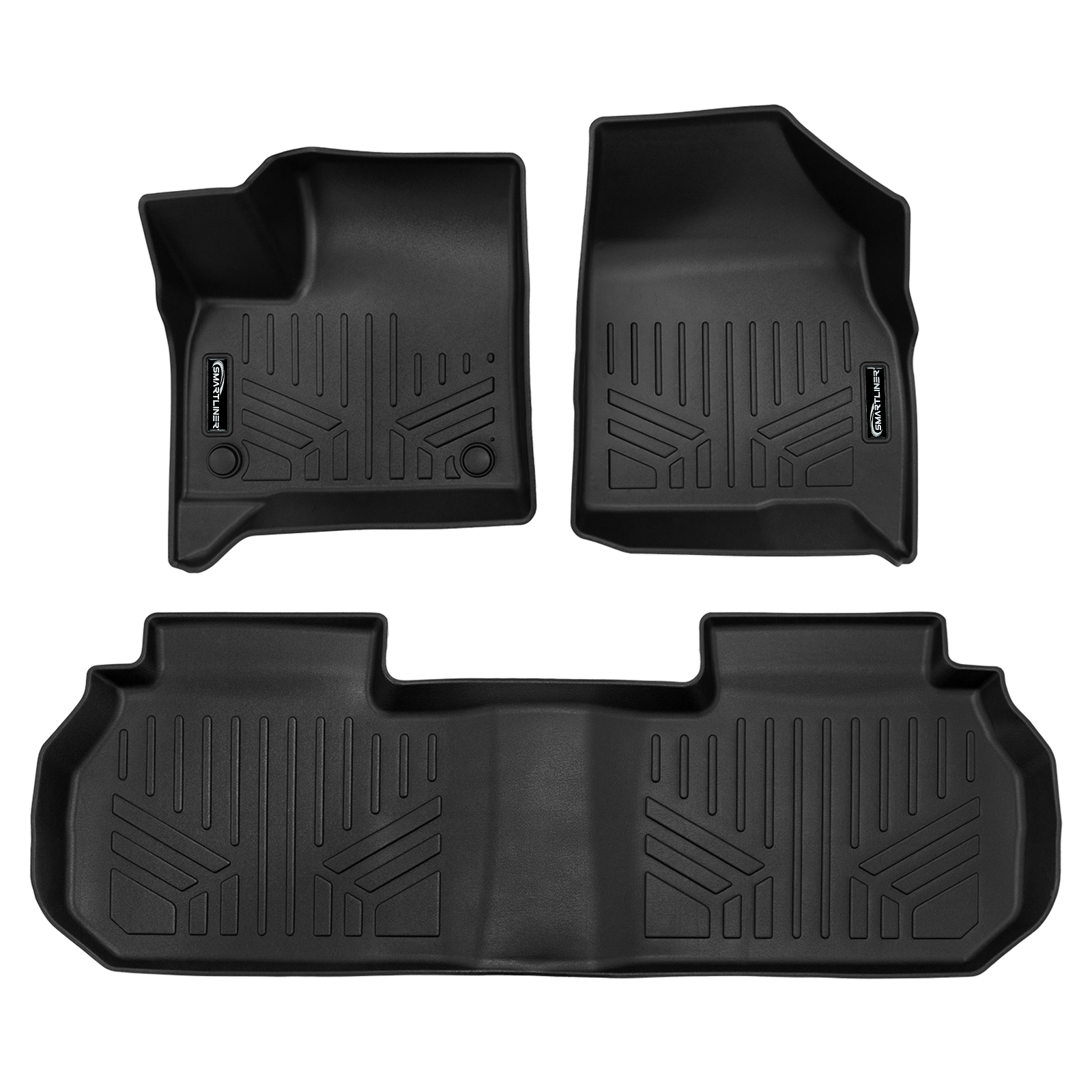 SMARTLINER Floor Liners for 2024-2026 GMC Acadia/Chevrolet Traverse/Buick Enclave (2nd Row Bucket)
