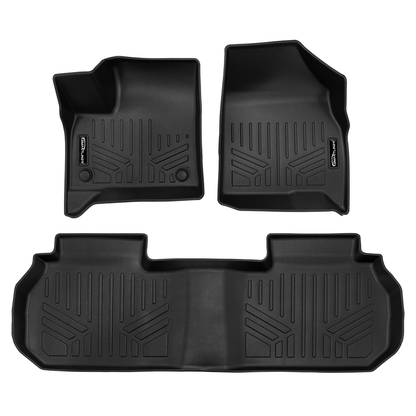 SMARTLINER Floor Liners for 2024-2026 GMC Acadia/Chevrolet Traverse/Buick Enclave (2nd Row Bucket)