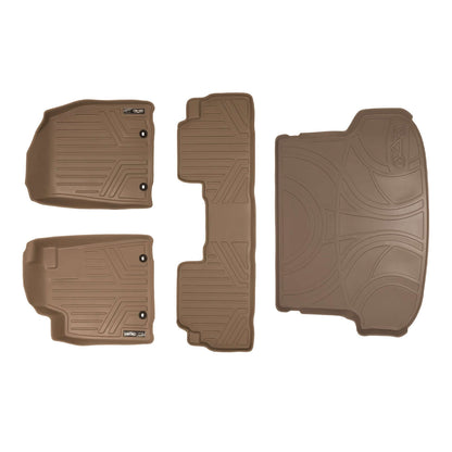 SMARTLINER Custom Fit Floor Liners For 2013-2015 Lexus RX (First Row Twist type Rings)