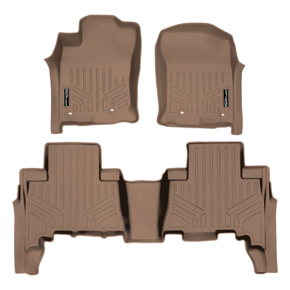 SMARTLINER Custom Fit Floor Liners For 2013-2024 Toyota 4Runner (5 Passenger with Sliding Rear Tray)