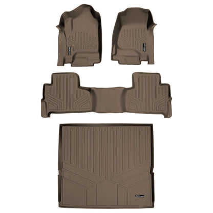Smart Trim™ Floor Liners For 2015-2020 Chevrolet Tahoe / GMC Yukon (2nd Row Bucket)