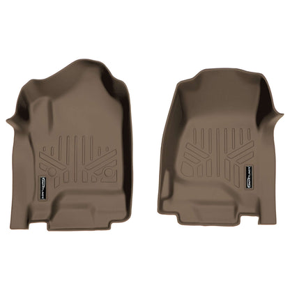 SMARTLINER Floor Liners for Double Cab 2014-2018 Silverado/Sierra 1500 - 2015-2021 2500/3500 HD