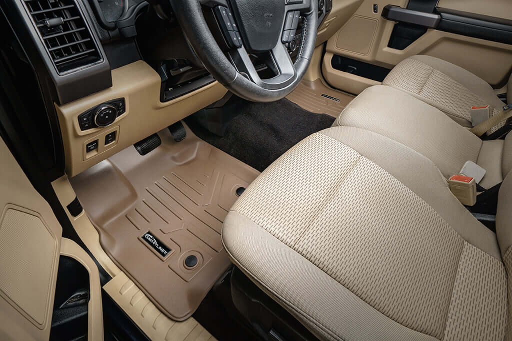 SMARTLINER Floor Liners for 2022-2025 Ford F-150 Lightning Only fits with 2nd Row Bucket seats without under seat fold-flat storage