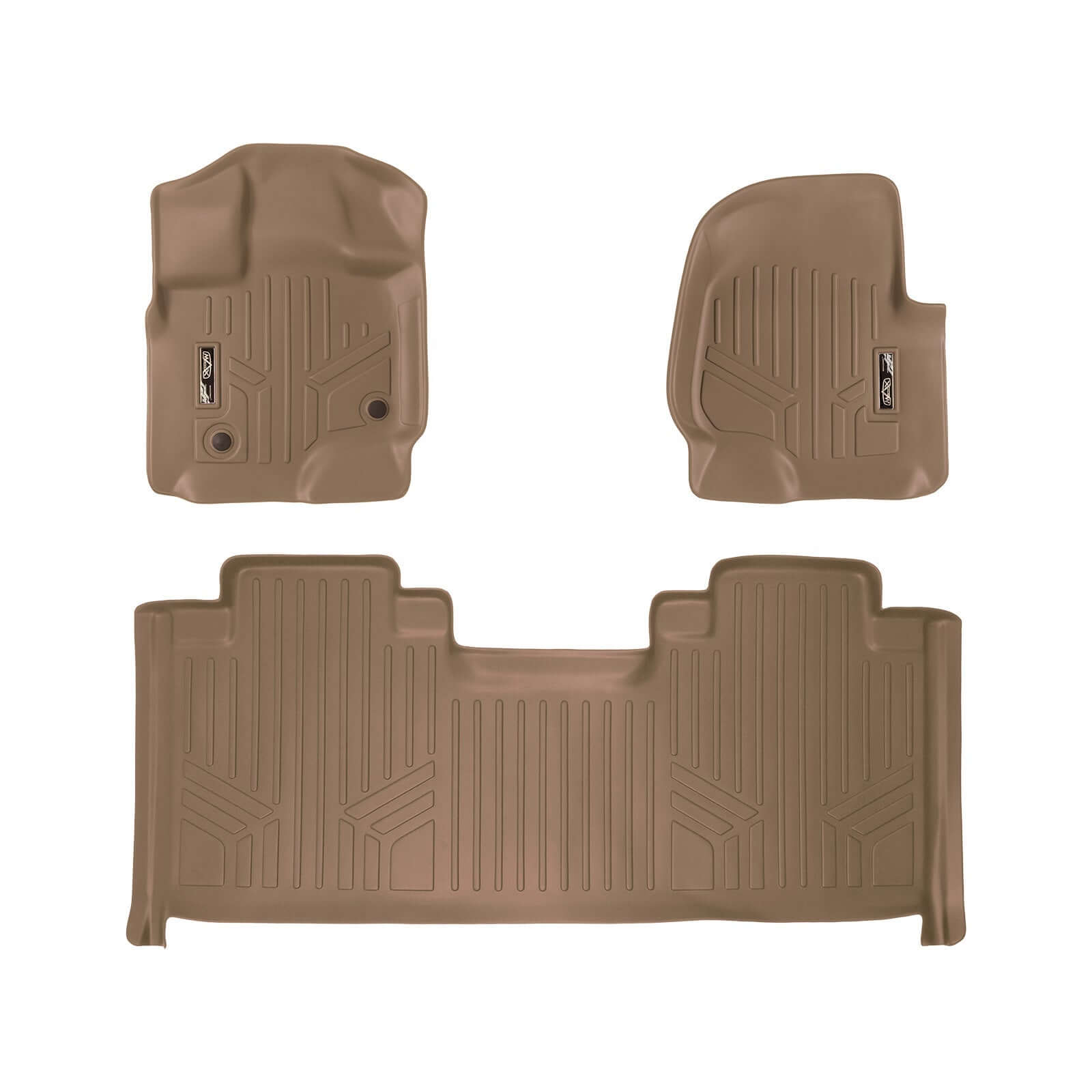 SMARTLINER Custom Fit Floor Liners For 2015-2026 Ford F-150 SuperCab with 1st Row Bucket Seats Vinyl Flooring