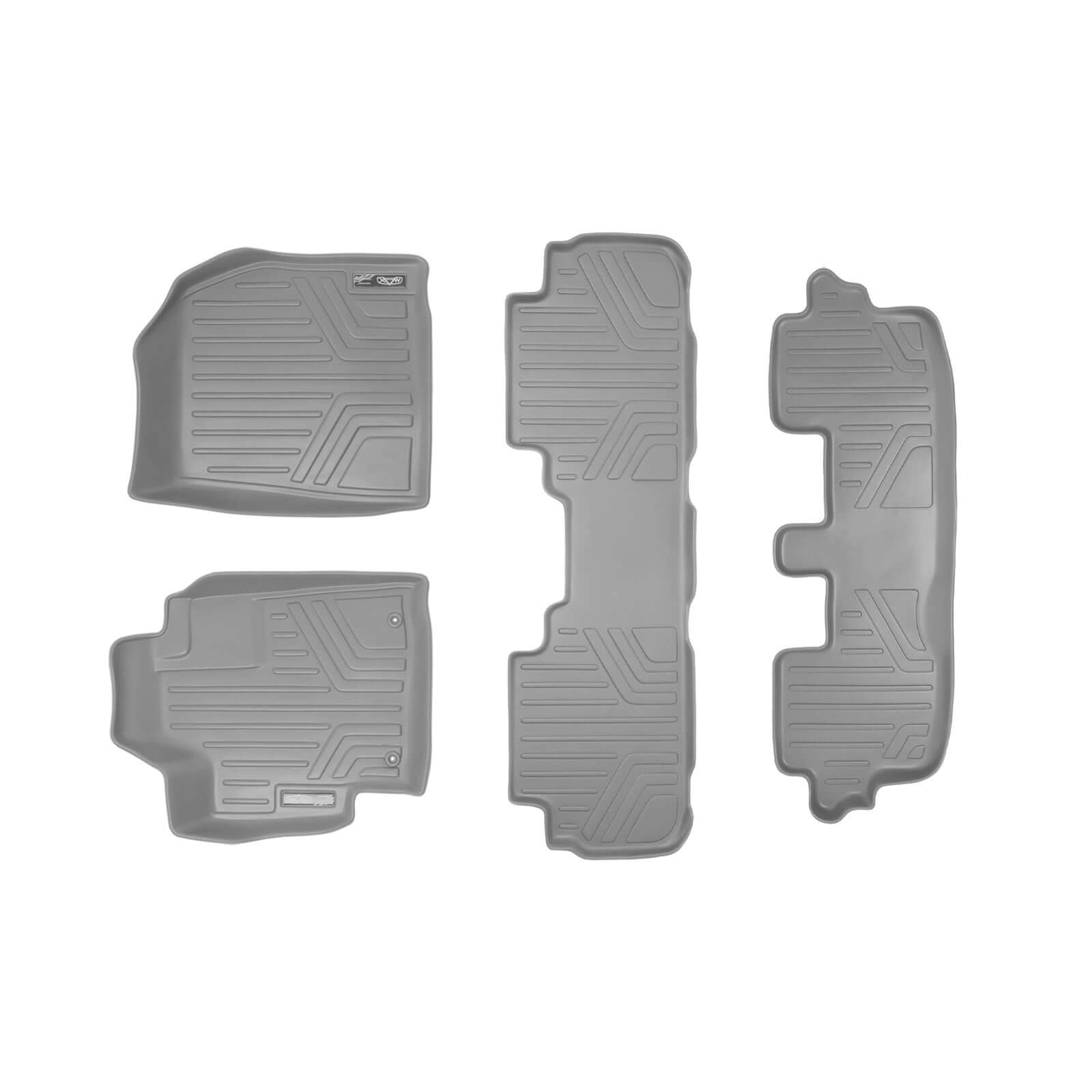 SMARTLINER Custom Fit Floor Liners For 2008-2013 Toyota Highlander (Non Hybrid)