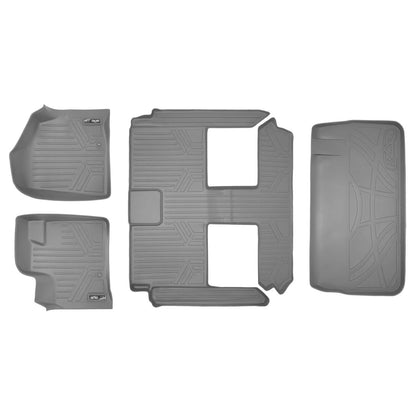 Smart Trim™ Floor Liners For 2013-2020 Dodge Grand Caravan (2nd Row Bucket) (1st Row Console)