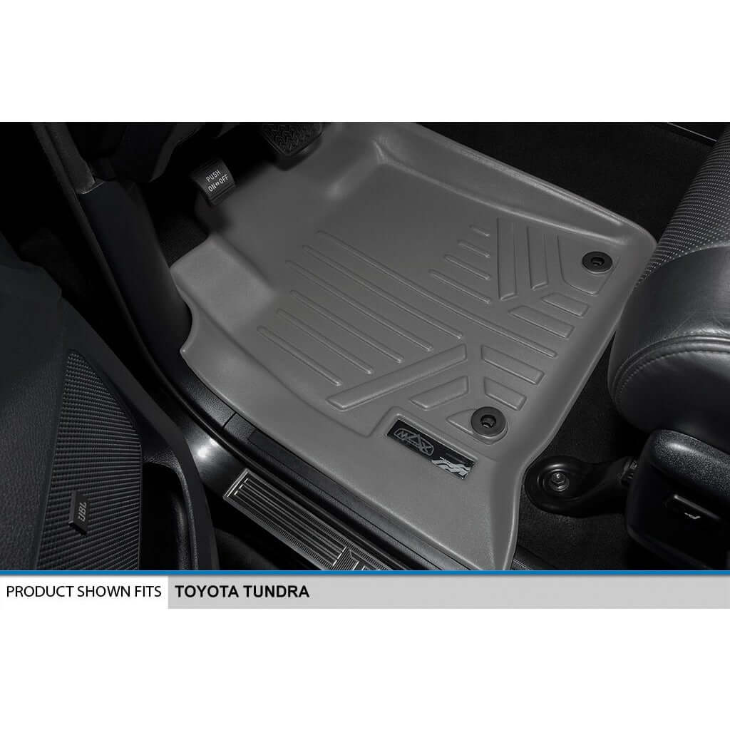 SMARTLINER Floor Liners for 2014-2021 Toyota Tundra Double Cab (with Coverage Under 2nd Row Seat)