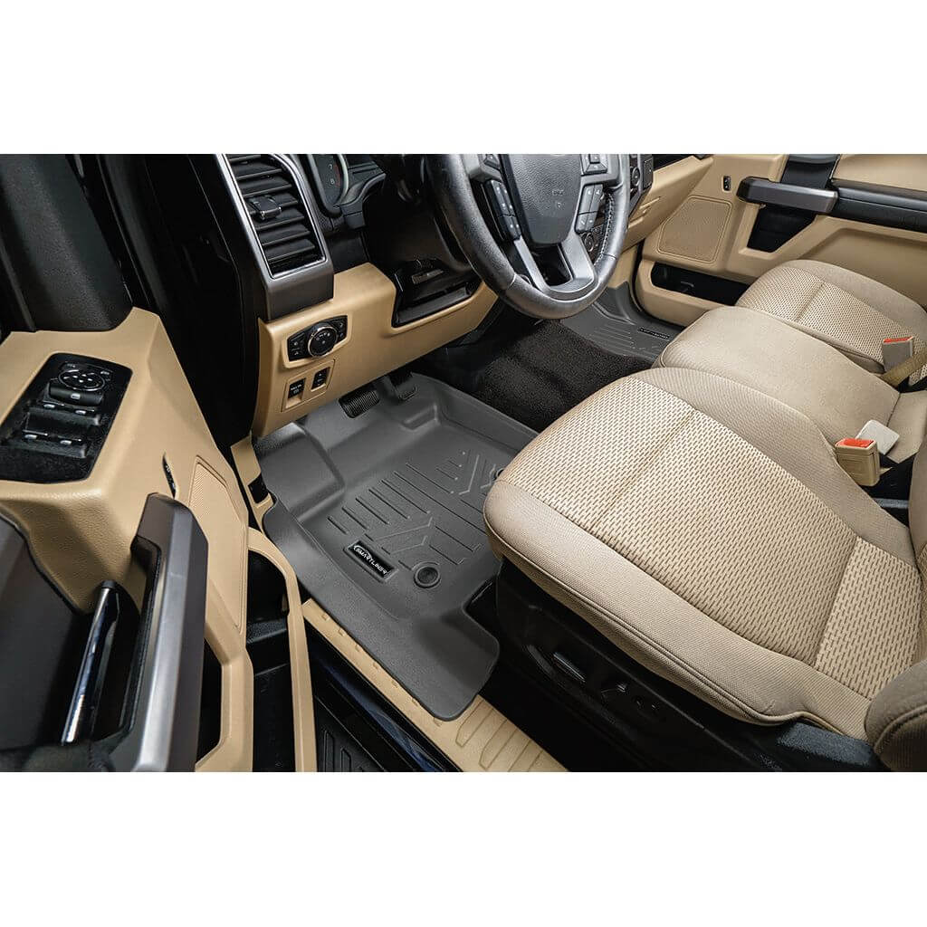 SmartCoverage™ Floor Liners For 2015-2026 Ford F-150 SuperCrew Cab (1st Row Bucket)