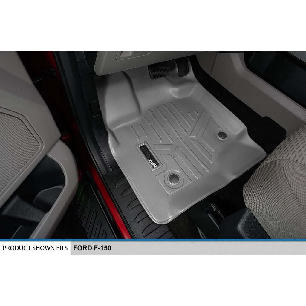 SmartCoverage™ Floor Liners For 2015-2026 Ford F-150 SuperCrew Cab (1st Row Bucket) No underseat Storage