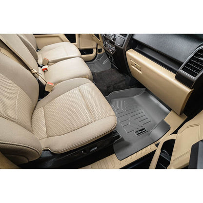 SmartCoverage™ Floor Liners For 2015-2026 Ford F-150 SuperCrew Cab with 1st Row Bench (No OTH) Vinyl with 2nd Rear Underseat Storage
