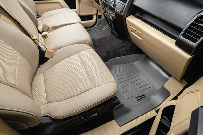 SMARTLINER Floor Liners for 2022-2025 Ford F-150 Lightning Only fits with 2nd Row Bucket seats without under seat fold-flat storage