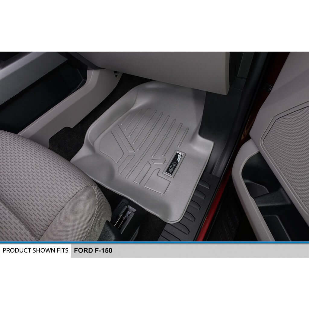 SMARTLINER Floor Liners for 2021-2025 Ford F-150 Hybrid SuperCrew Cab (1st Row Bucket)