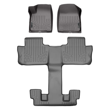 SMARTLINER Floor Liners for Black for 2020-2025 Cadillac XT6