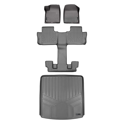 SMARTLINER Floor Liners for Black for 2020-2025 Cadillac XT6