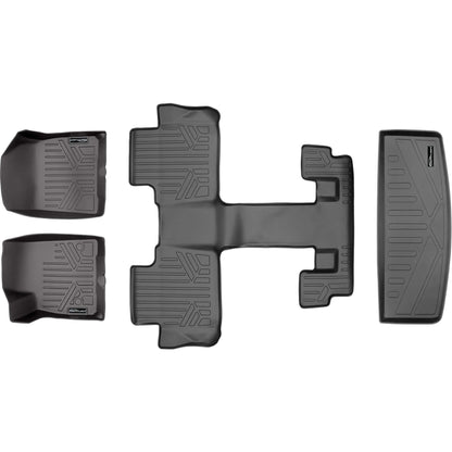 SMARTLINER Floor Liners for 2017-2023 GMC Acadia (2nd Row Bucket)