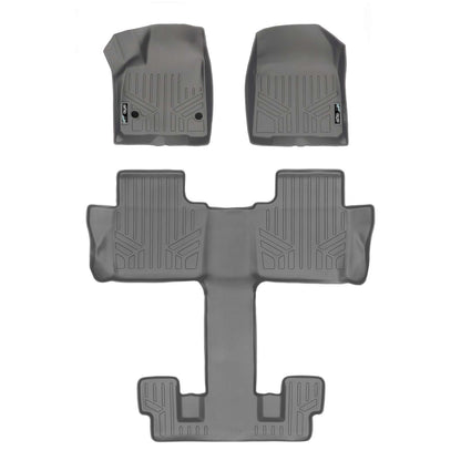 SMARTLINER Floor Liners for 2017-2023 GMC Acadia (2nd Row Bucket)