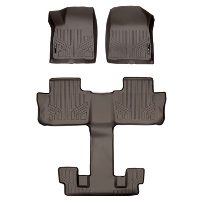 SMARTLINER Floor Liners for Black for 2020-2025 Cadillac XT6