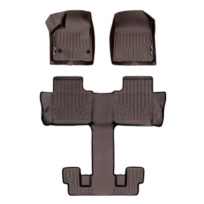 SMARTLINER Floor Liners for 2017-2023 GMC Acadia (2nd Row Bucket)