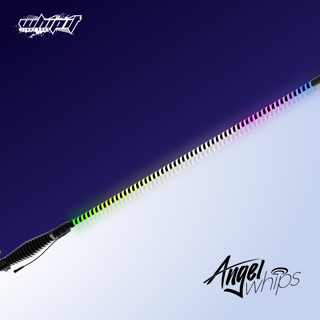 Angel LED Whips: Illuminate Your Journey with COB Technology!