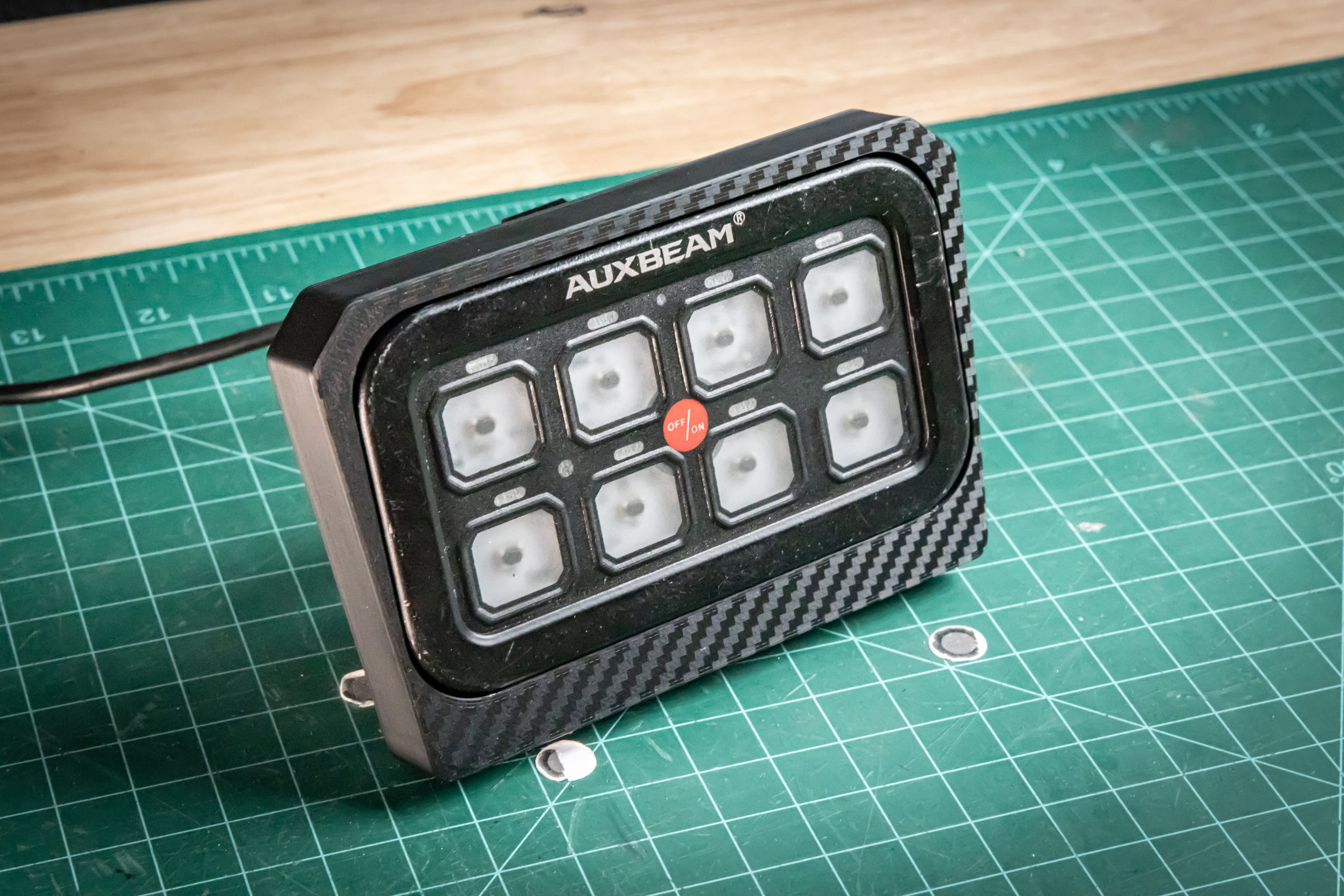 Can-Am Maverick R Auxbeam 8-Gang Switch Panel Mount (2023+) – StayFlush Motorsports
