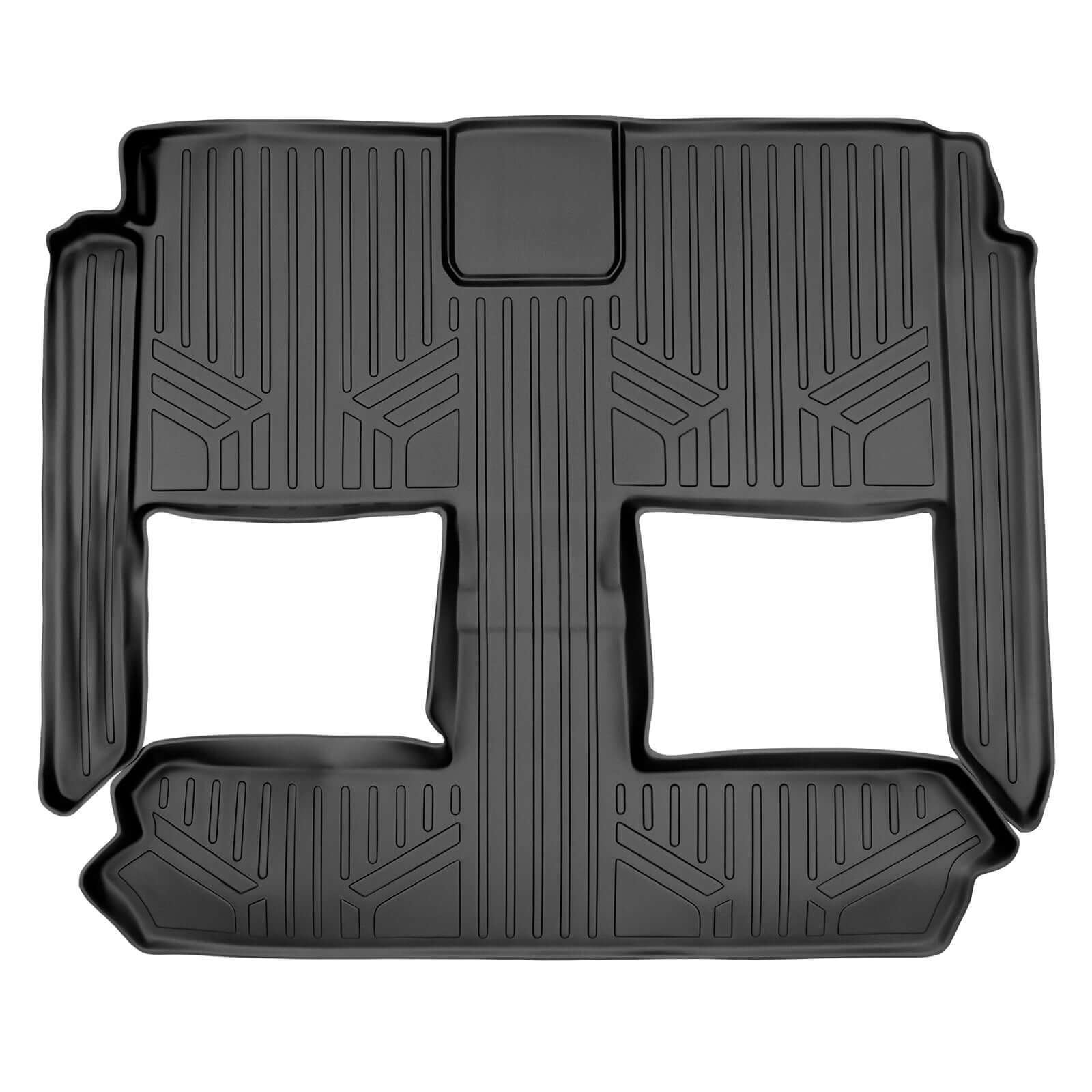 Smart Trim™ Floor Liners For 2013-2020 Dodge Grand Caravan (2nd Row Bucket) (1st Row Console)