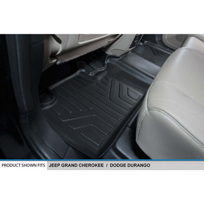Smart Trim™ Floor Liners For 2016-2025 Dodge Durango ((2nd Row Bench))