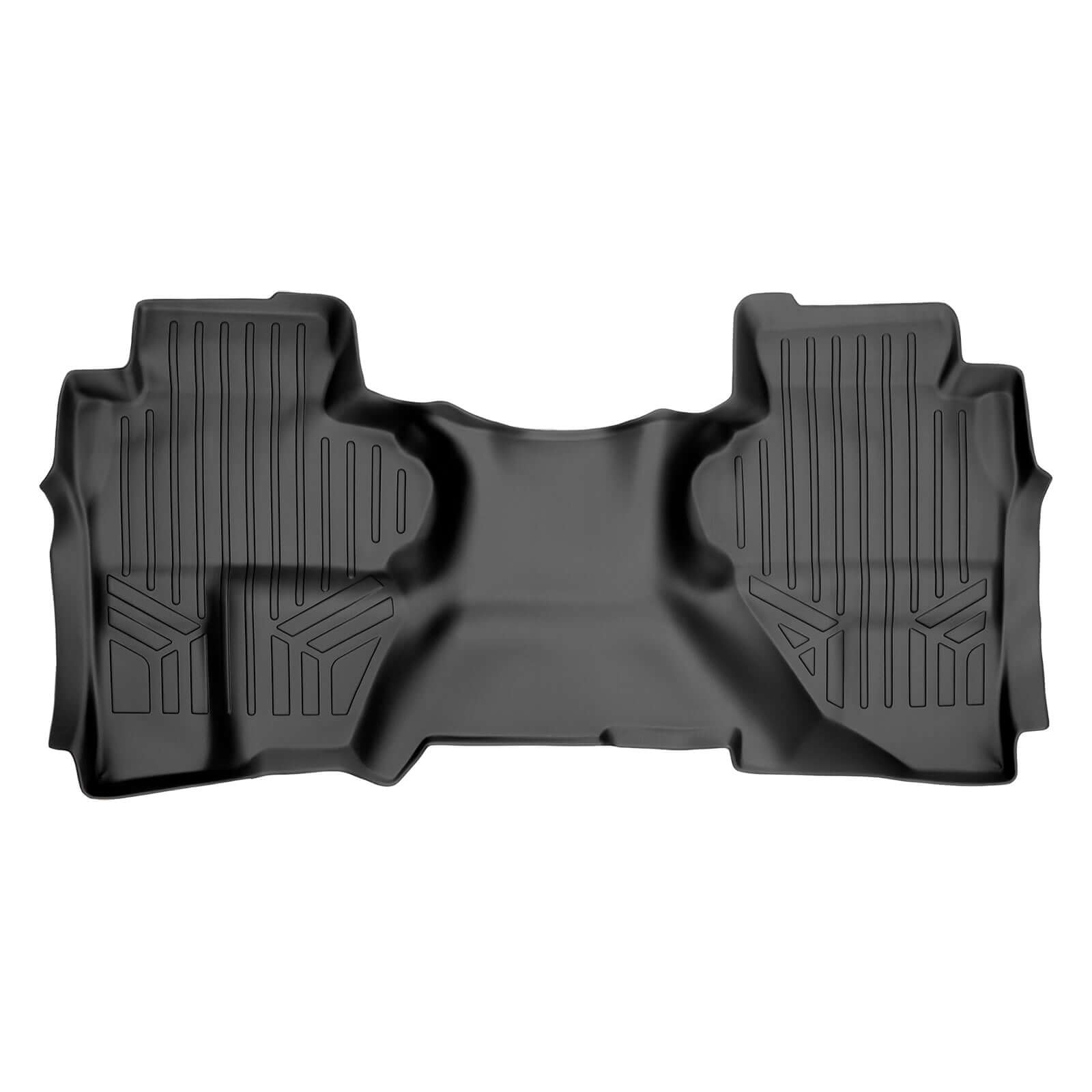SMARTLINER Floor Liners for 2019 Silverado 1500 LD/GMC Sierra 1500 LD Double Cab (NO Over the Hump Coverage)