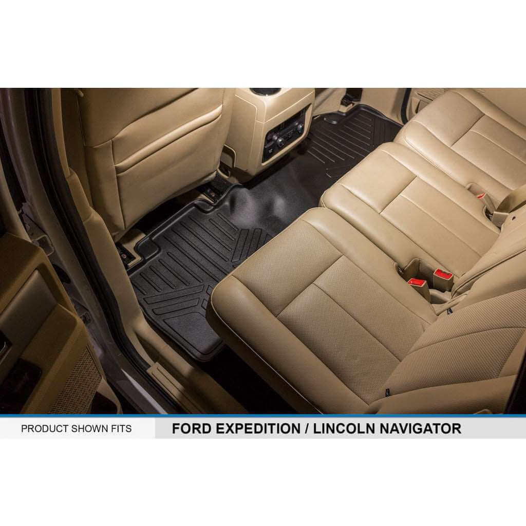 Smart Trim™ Floor Liners For 2007 - 2017 Ford Expedition/Lincoln Navigator ((2nd Row Bench) or Console)