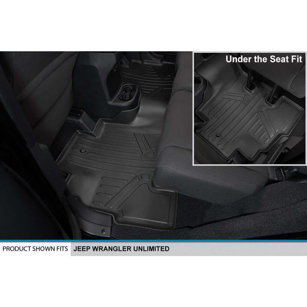 Smart Trim™ Floor Liners For 2015-2018 Jeep Wrangler Unlimited (JK Old Body Style Only)
