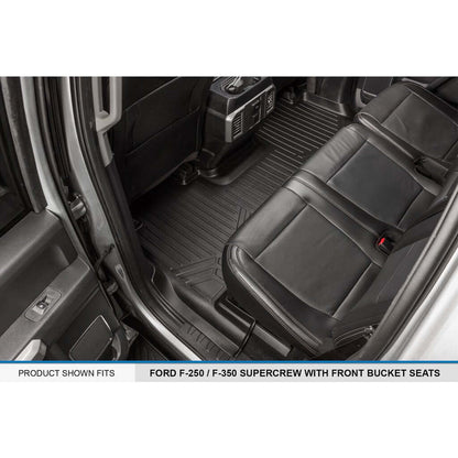 SMARTLINER Floor Liners for 2017-2026 Ford F-250/F-350 Super Duty Crew Cab (1st Row Bucket)
