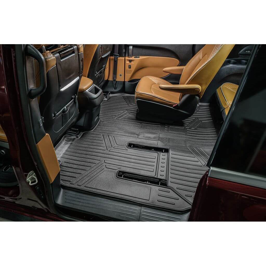Smart Trim™ Floor Liners For 2017-2020 Chrysler Pacifica (2nd Row Bucket)