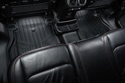 SMARTLINER Floor Liners for JL 2018-2024 Jeep Wrangler Unlimited 4-Door (JL New Body Style - not JK)
