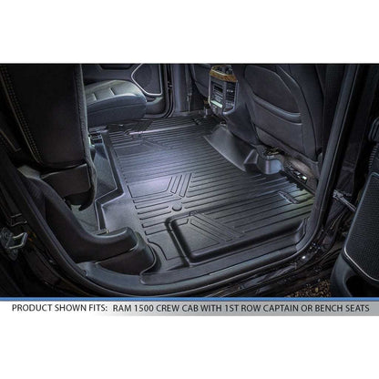 SmartCoverage™ Floor Liners For 2019 - 2024 Ram 1500 Crew Cab Vinyl without Rear Underseat Storage Box