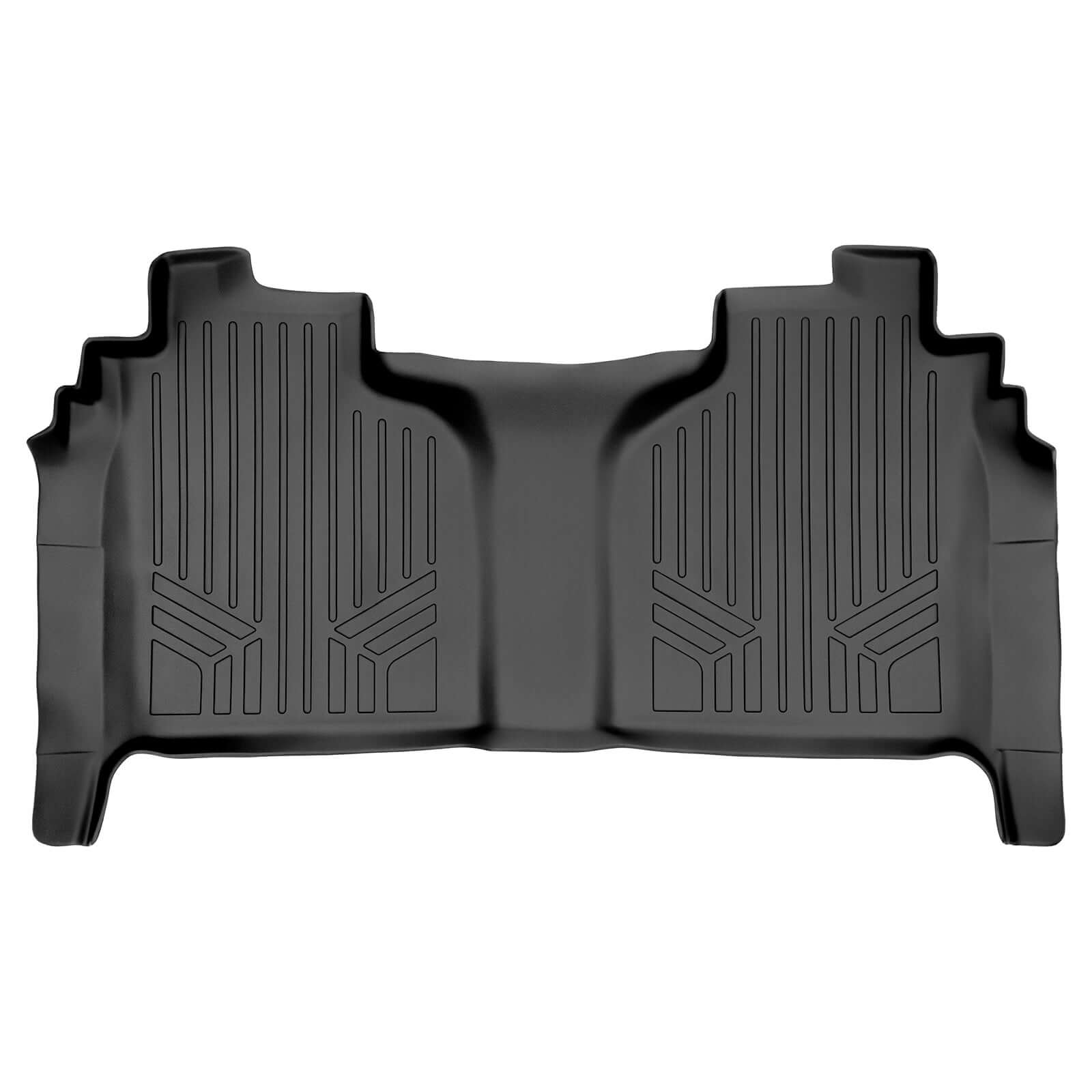 SmartCoverage™ Floor Liners For 2019-2026 Chevy Silverado 1500 Crew Cab (1st Row Bench) (OTH Coverage) | Carpet | [2nd Row Storage]