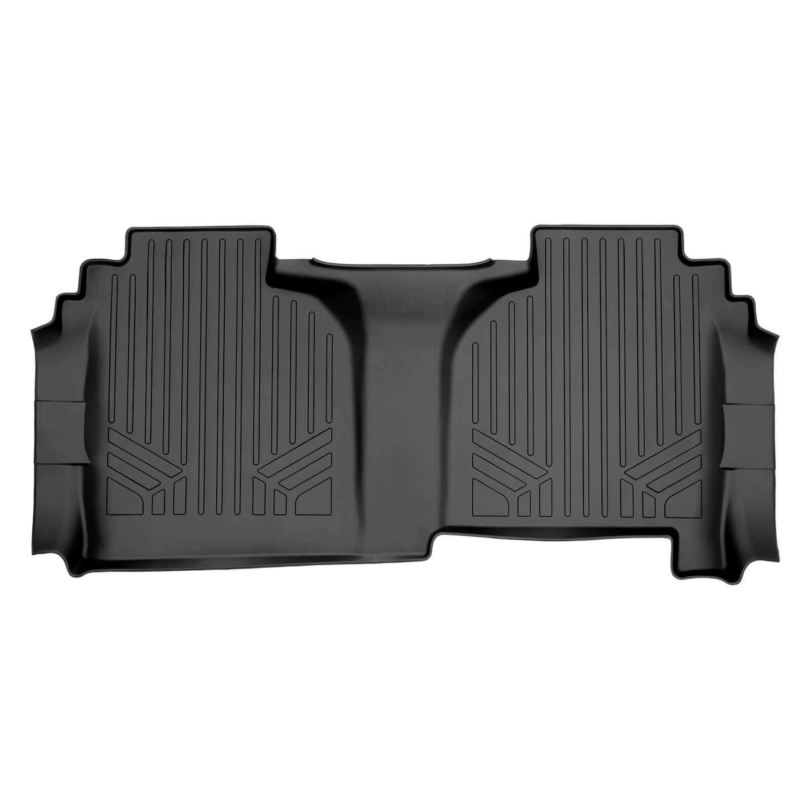 Smart Trim™ Floor Liners For 2019-2026 Chevy Silverado 1500 Double Cab | Carpet | (1st Row Bench) and OTH Coverage [No 2nd Row Storage]