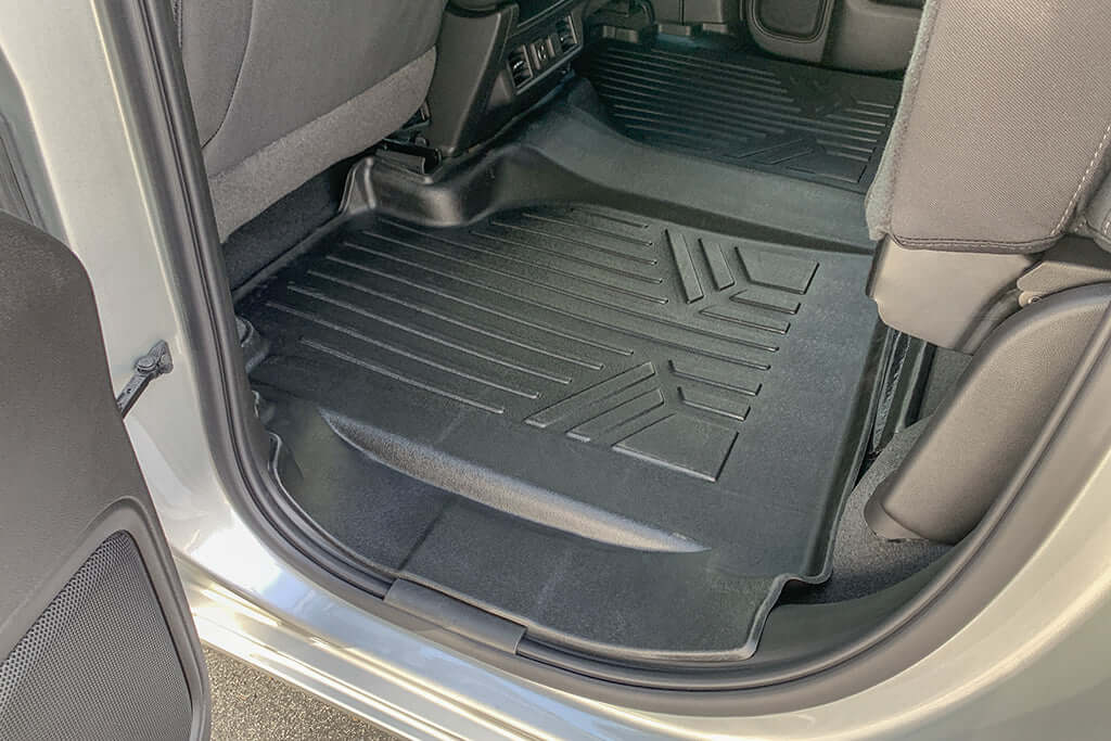 SMARTLINER Floor Liners for 2020-2026 Chevy Silverado 2500 HD | 3500 HD (Double Cab|Carpet|(1st Row Bench)|(OTH)|[No 2nd Row Storage]