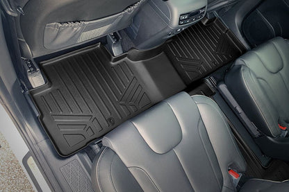 SMARTLINER Floor Liners for 2020-2025 Hyundai Palisade (2nd Row Bucket) with in between Coverage