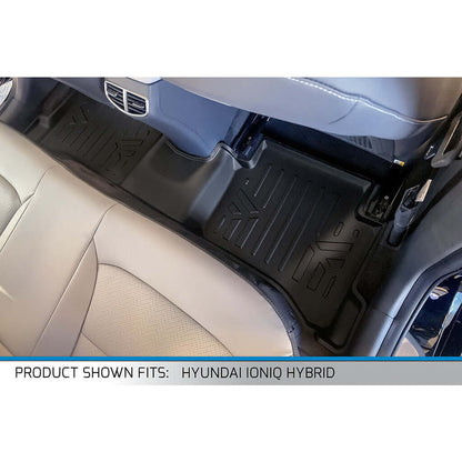 SMARTLINER Floor Liners for 2017-2022 Hyundai Ioniq Hybrid with Subwoofer in Cargo Area (Does Not Fit Electric Models)
