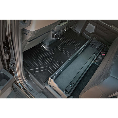 SmartCoverage™ Floor Liners For 2022-2025 Ford F-150 Lightning (1st Row Bucket) & OEM 2nd Row Under Seat Storage