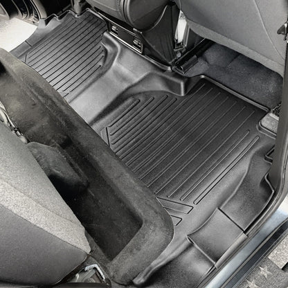 SMARTLINER Custom Fit Floor Liners For 2019-2026 Chevrolet Silverado 1500 Double Cab with Carpet Flooring and 1st Row Bucket Seats (with 2nd Row Under Seat Storage)