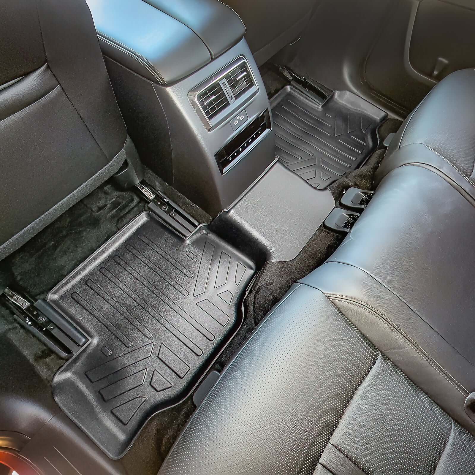 SMARTLINER Floor Liners for 2024-2026 Mazda CX-90 Plug-In Hybrid (Only Fits 2nd Row Bucket Seats With Center Console)