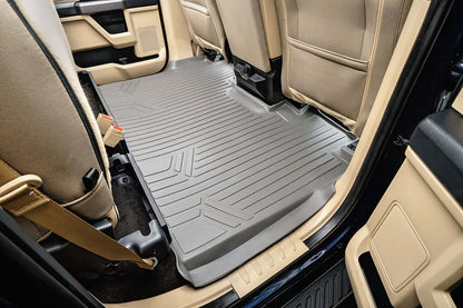 SMARTLINER Floor Liners for 2022-2025 Ford F-150 Lightning 2nd Row Bench seat without under seat fold-flat storage