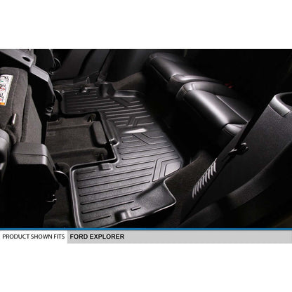 SMARTLINER Floor Liners for 2015-2016 Ford Explorer (with 2nd Row Center Console)