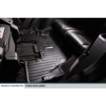 SMARTLINER Custom Fit Floor Liners For 2015-2016 Ford Explorer without 2nd Row Center Console