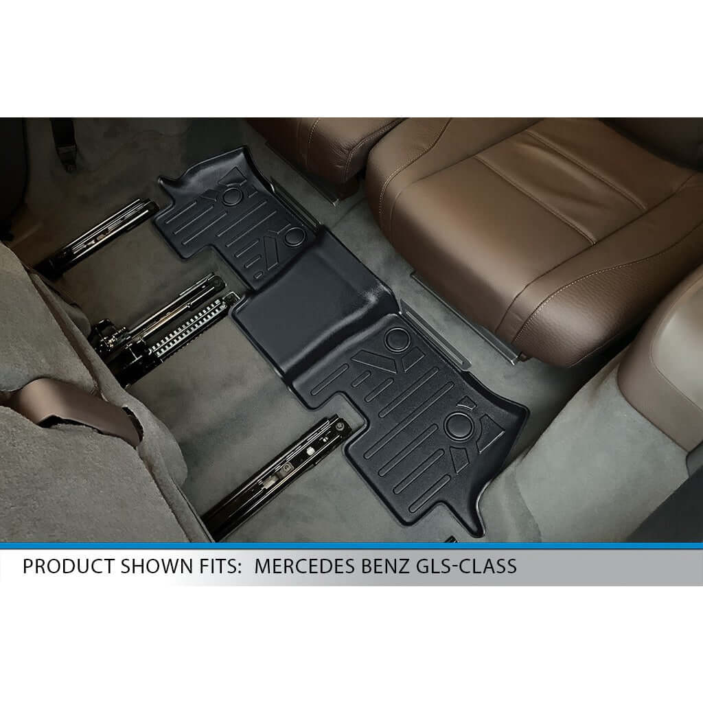 SMARTLINER Floor Liners for 2020-2024 Mercedes-Benz GLS-Class 6 Passenger (2nd Row Bucket)