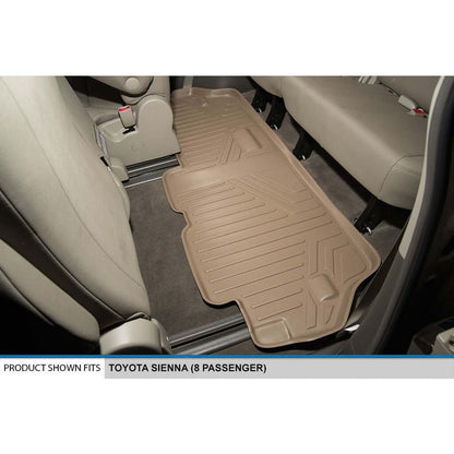 SMARTLINER Custom Fit Floor Liners For 2011-2012 Sienna (8 Passenger Model with Power Folding 3rd Row Seats)
