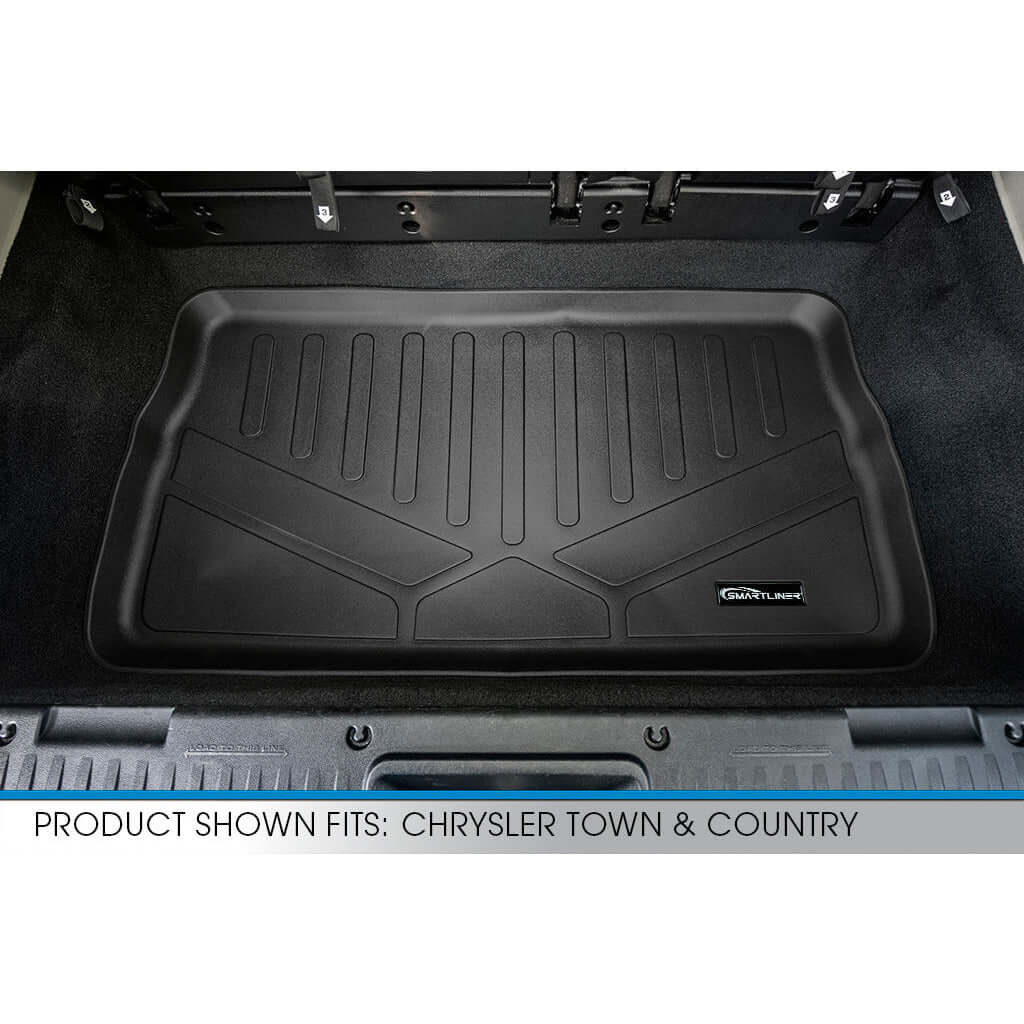 Smart Trim™ Floor Liners For 2013-2020 Dodge Grand Caravan (2nd Row Bucket) and no Super Console